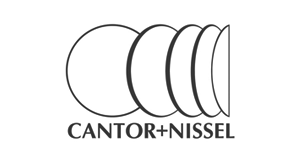 Cantor+Nissel Logo mit überlappenden Kreisen