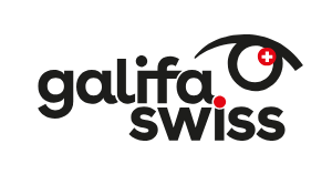 Galifa Swiss Logo mit Augen-Illustration
